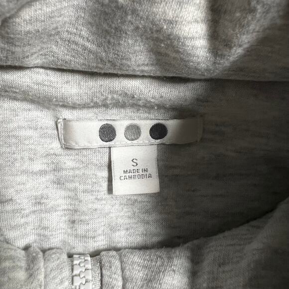 THREE DOTS Quilted Full Zip Puffer Jacket Size Small **SMALL FLAW** Winter - Picture 4 of 10